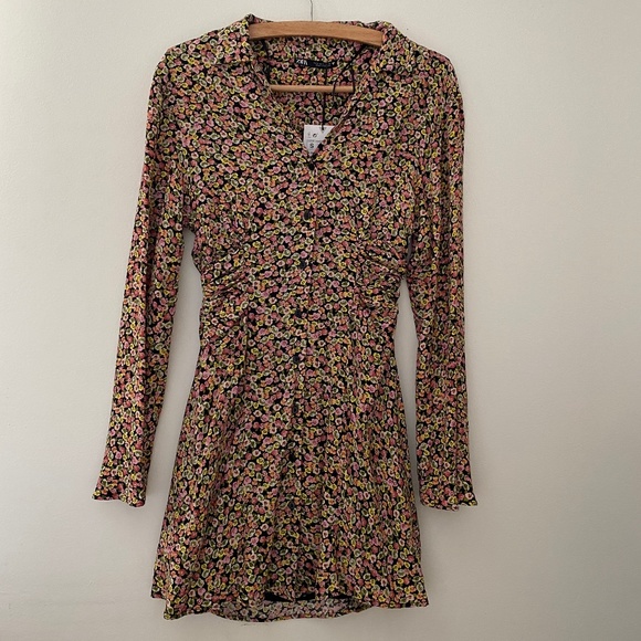 Zara print dress S - Picture 2 of 4